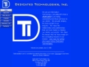 Website Snapshot of DEDICATED TECHNOLOGIES, INC.