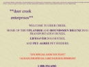 Website Snapshot of Deer Creek Business Enterprises