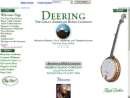 Website Snapshot of Deering Banjo Co.