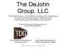 Website Snapshot of DEJOHN GROUP, LLC., THE