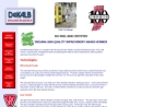 Website Snapshot of De Kalb Molded Plastics