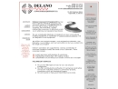 Website Snapshot of DELANO CONVEYOR & EQUIPMENT CO