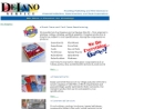 Website Snapshot of DE LANO SERVICE, INCORPORATED