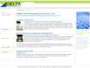 Website Snapshot of Delta Environmental Services