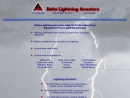 Website Snapshot of Delta Lightning Arrestors, Inc.