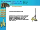 Website Snapshot of Delta Machine & Tool Co.