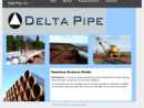 Website Snapshot of DELTA PIPE INC