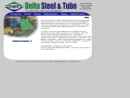 Website Snapshot of Delta Steel & Tube Co.