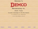 Website Snapshot of Demco Mfg., Inc.