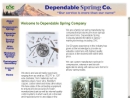 Website Snapshot of Dependable Spring Co
