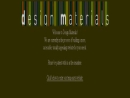 Website Snapshot of Design Materials