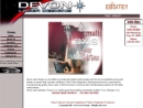 Website Snapshot of Devon Laser Designs
