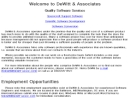 Website Snapshot of DE WITT AND ASSOCIATES INC