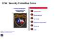 Website Snapshot of DFW SECURITY PROTECTIVE FORCE