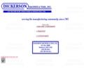 Website Snapshot of Dickerson Machine & Tool, Inc.