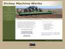 Website Snapshot of Dickey Machine Works
