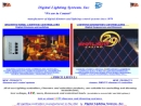 Website Snapshot of Digital Lighting Systems, Inc.