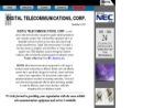 Website Snapshot of DIGITAL TELECOMMUNICATIONS CORPORATION
