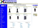 Website Snapshot of DISKLESSWORKSTATIONS.COM
