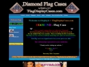 Website Snapshot of Displayit-Flag Display Cases