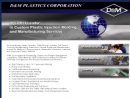 Website Snapshot of D & M Plastics Corp.