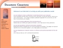 Website Snapshot of DOCUMENT CREATIONS