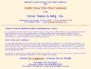 Website Snapshot of Cofer Sales