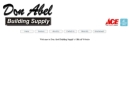 Website Snapshot of DON ABEL BUILDING SUPPLY INC