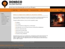 Website Snapshot of Donsco Inc