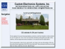 CUSTOM ELECTRONIC SYSTEMS