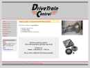 Website Snapshot of Drive Train Central