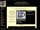 Website Snapshot of Dryden Potteries