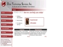 Website Snapshot of DATA TECHNOLOGY SERVICES INC