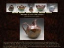 Website Snapshot of Duck Creek Pottery