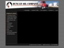 Website Snapshot of DUNCAN OIL CO