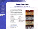 Website Snapshot of Dura-Cast, Inc.