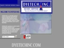 Website Snapshot of Dyetech, Inc.