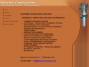 Website Snapshot of DYNAMIC CONSTRUCTION INC