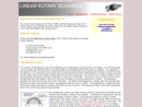 Website Snapshot of Linear Rotary Bearings, Inc.