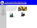Website Snapshot of Earl's Battery & Charger Service