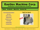 Website Snapshot of Eastlex Machine Corp.