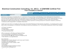 Website Snapshot of ELECTRONIC COMBAT CONSULTANTS