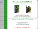 Website Snapshot of Edgit Corp.