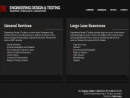Website Snapshot of Engineering Design & Testing Corp.