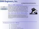 Website Snapshot of EHM ENGINEERS, INC.