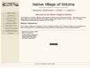 Website Snapshot of NATIVE VILLAGE OF EKLUTNA