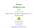 Website Snapshot of E.L. Baxter Co.