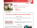 Website Snapshot of Eldon Specialties, Inc.