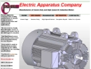 Website Snapshot of Electric Apparatus Co.