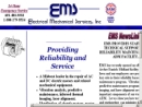 Website Snapshot of Electrical Mechanical Services, Inc.